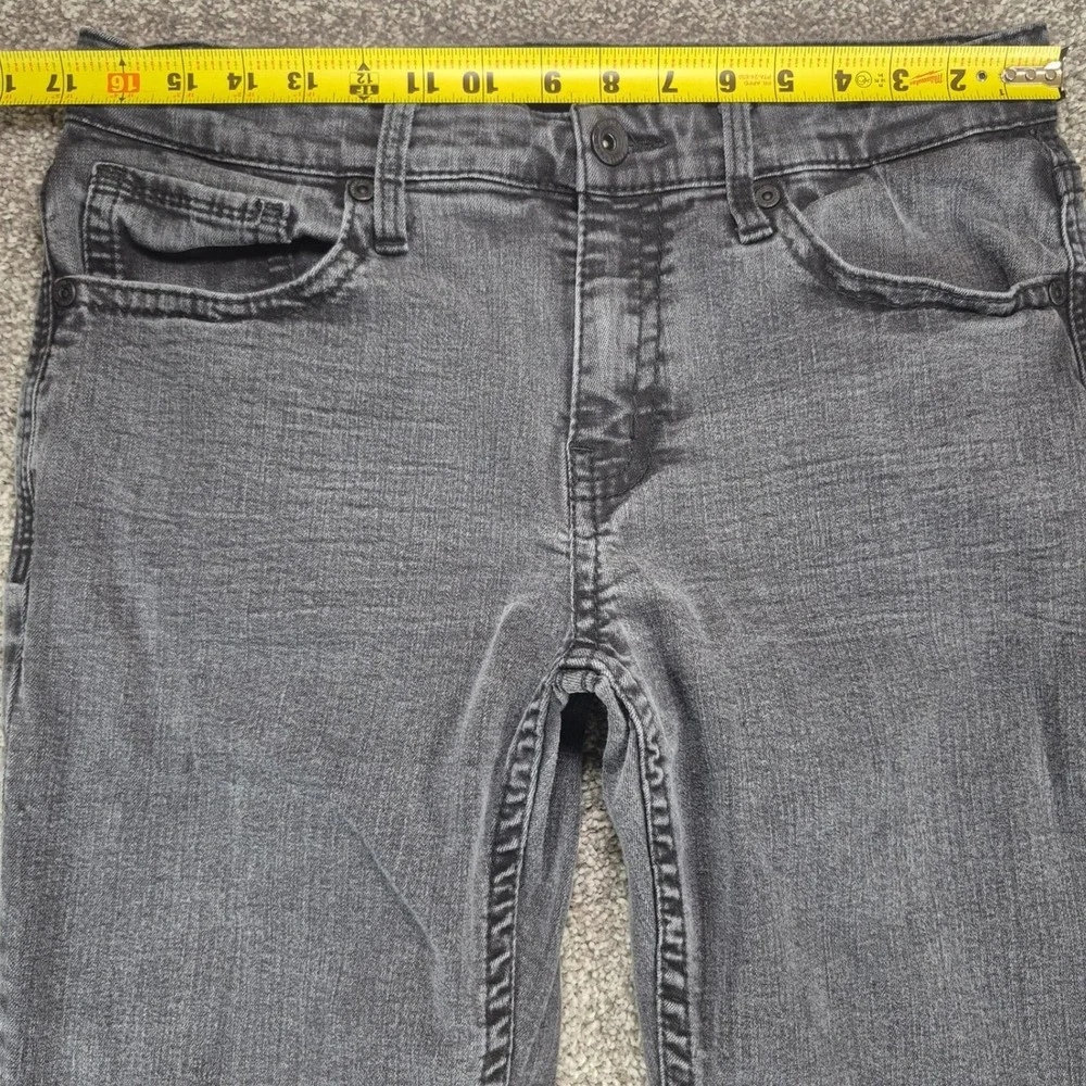 BKE Jake Bootcut Jeans Mens 34x30 Black Washed Stretch Denim